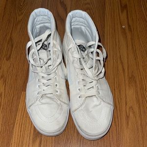 White high top vans